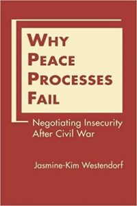 Why Peace Processes Fail book cover